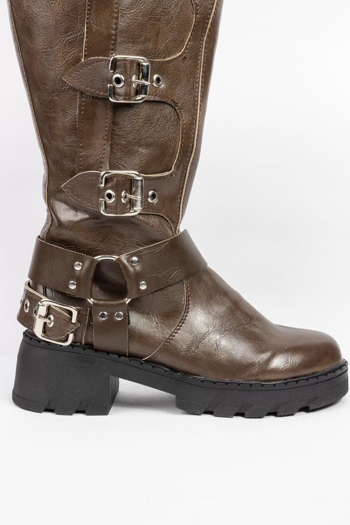 BOTA BIKER HERRAJES