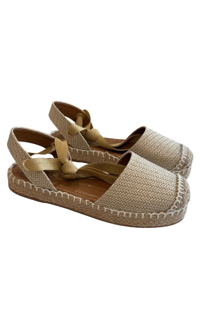 ALPARGATA PLANA SLINGBACK