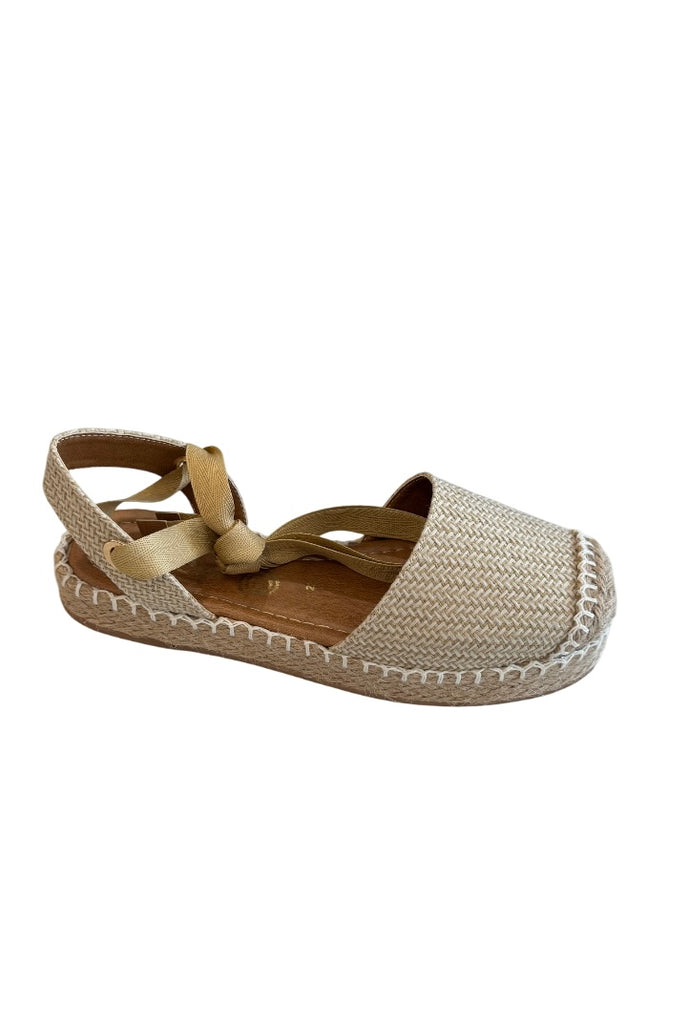 ALPARGATA PLANA SLINGBACK