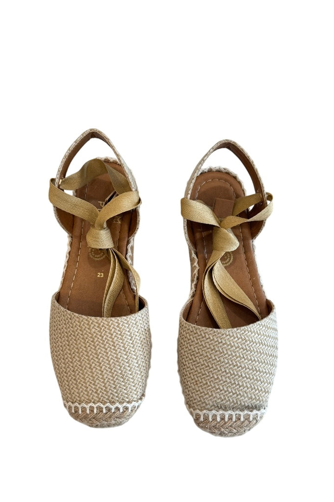 ALPARGATA PLANA SLINGBACK