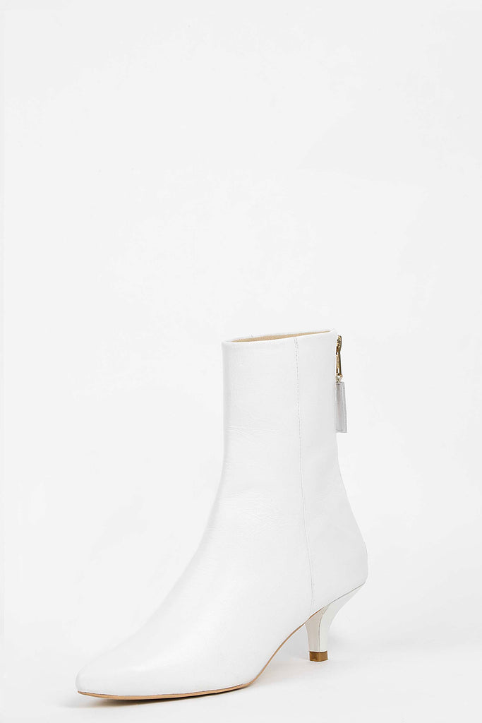 Bootie White Slim